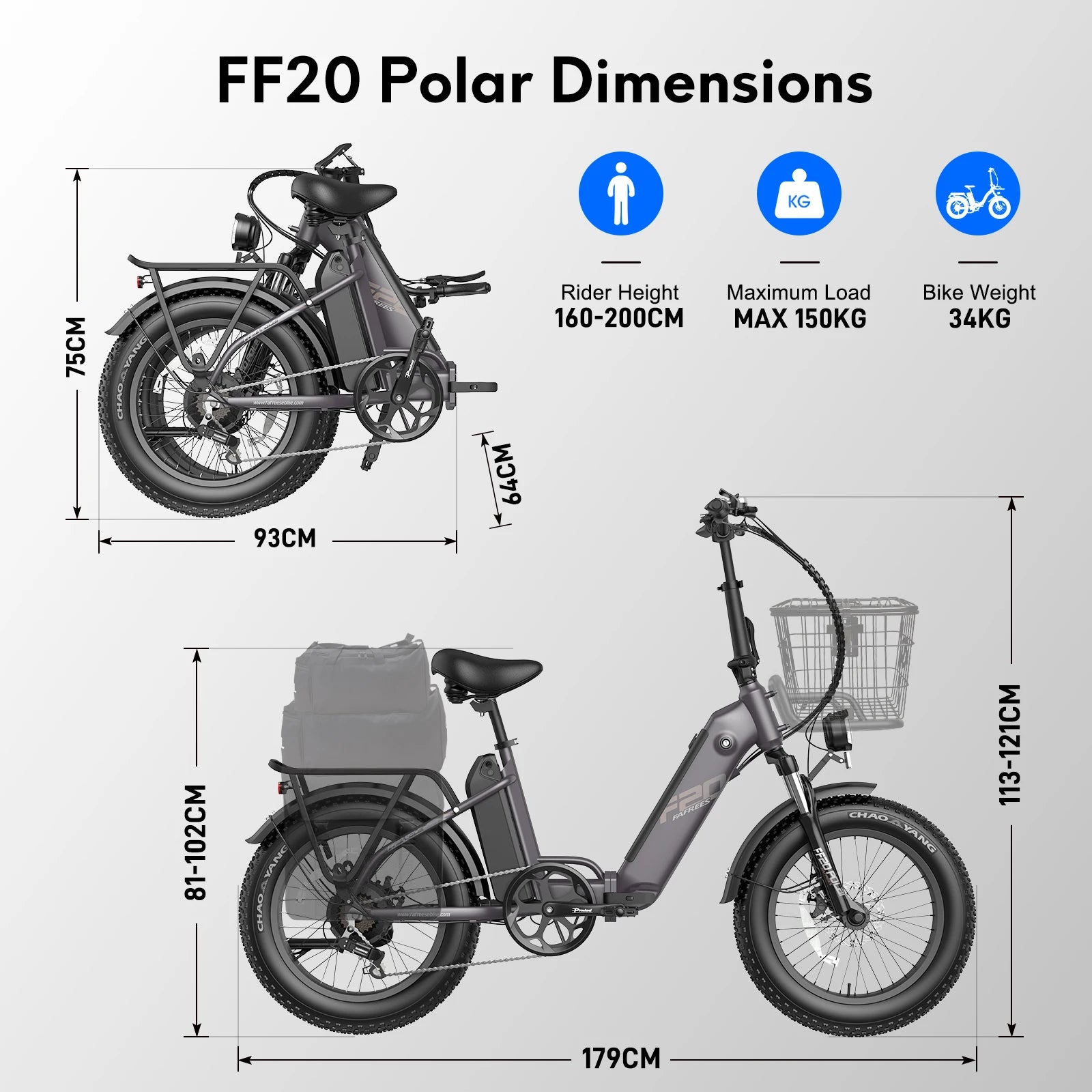 Electric bicycle Fafrees FF20 2x10,4Ah 500W