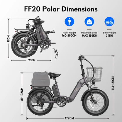 Electric bicycle Fafrees FF20 2x10,4Ah 500W